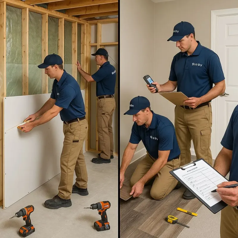 Repairs and Reconstruction process in Nora Springs, IA